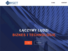Tablet Screenshot of comset.pl
